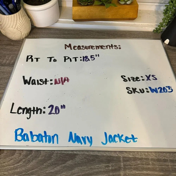 Aritzia Babaton Elysian Cropped Jacket Shoulder Pads Business WorkWear Navy XS - Picture 9 of 9